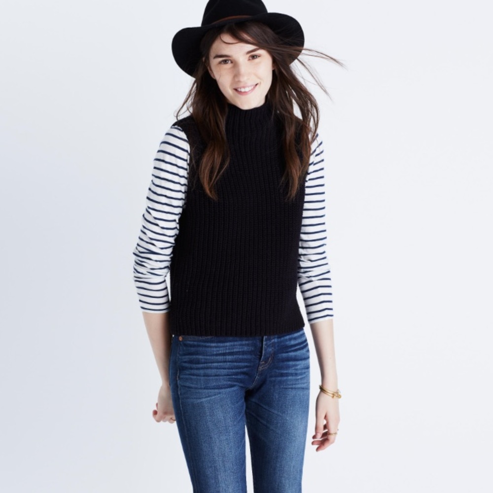 NWT. Madewell veranda sleeveless sweater